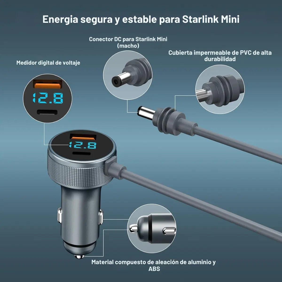 energia segura y estable para starlink mini