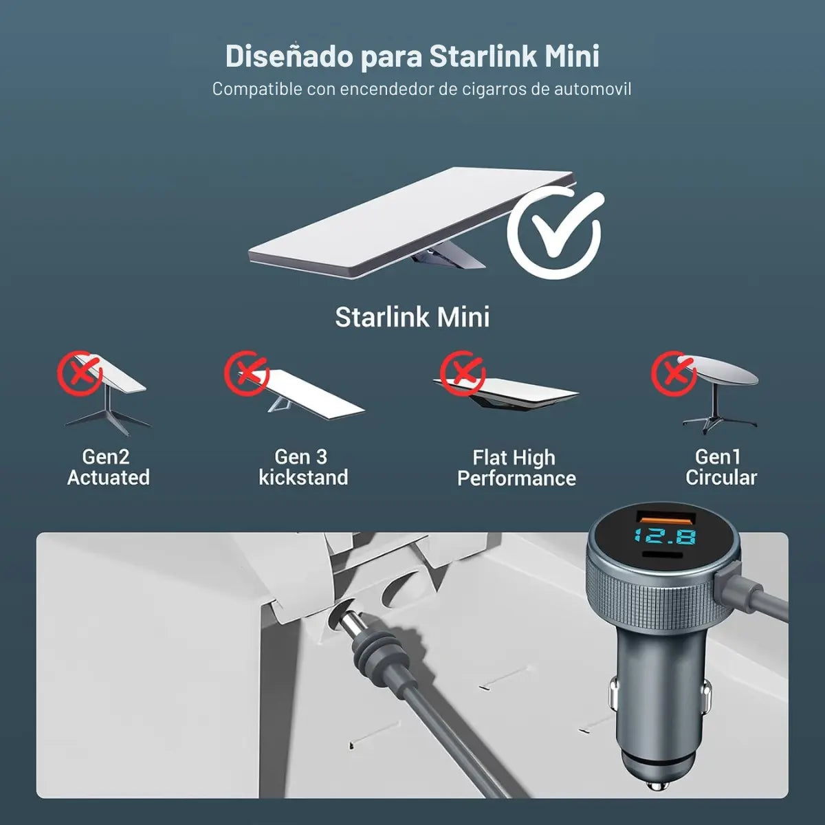 diseñado para starlink mini