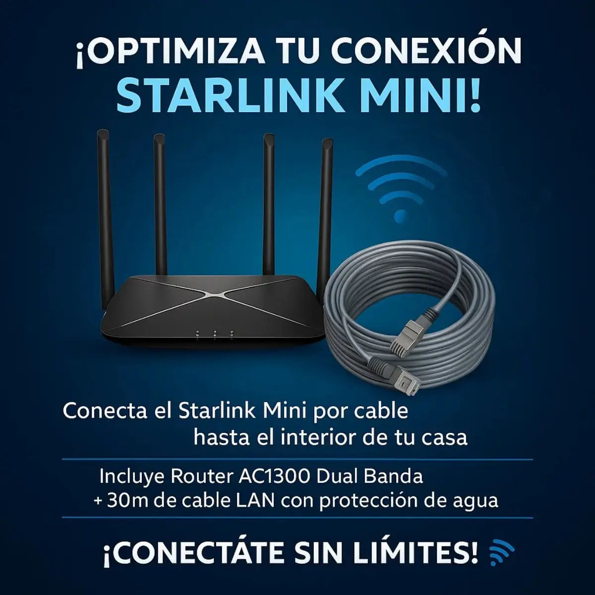 optimiza tu conexión con el extensor starlkink mini